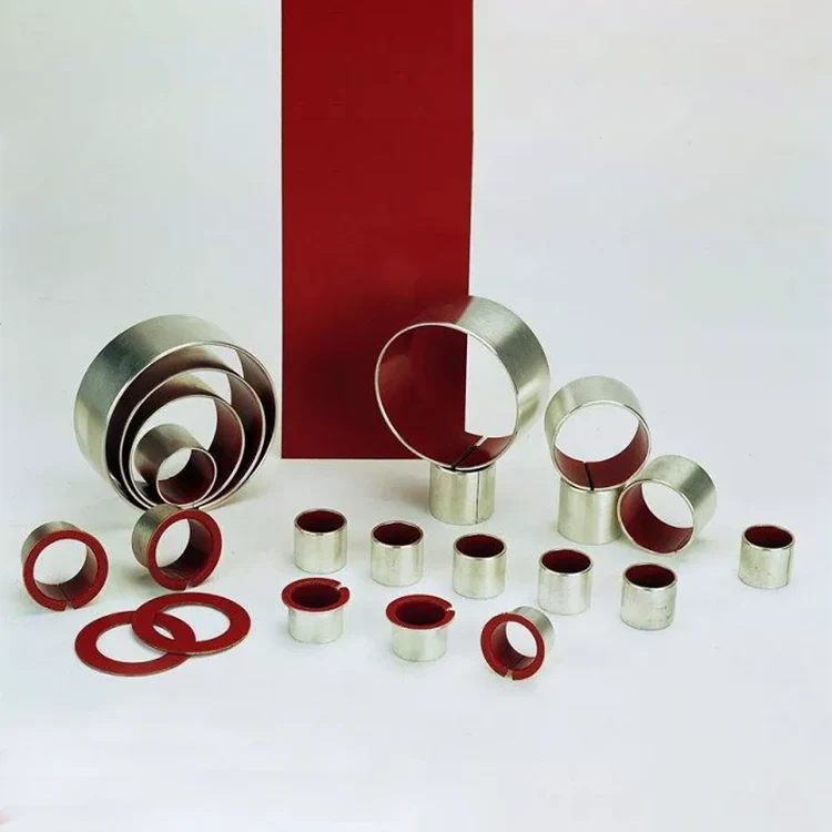 Cuscinetti autolubrificanti Bronzo poroso PTFE rosso